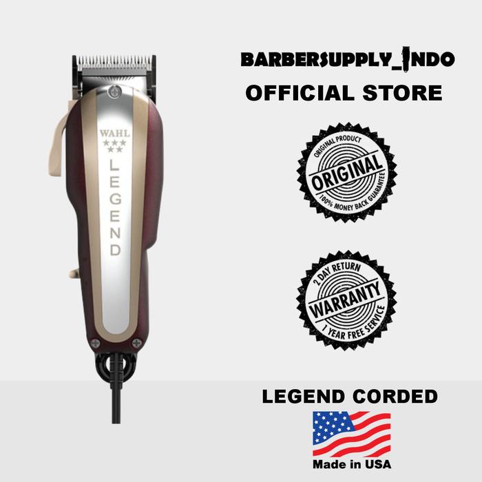 Gambar WAHL LEGEND ORIGINAL 5 STAR SERIES ALAT CUKUR RAMBUT WAHL BARBER SALON - LEGEND USA dari Barbersupplyindo undefined Tokopedia
