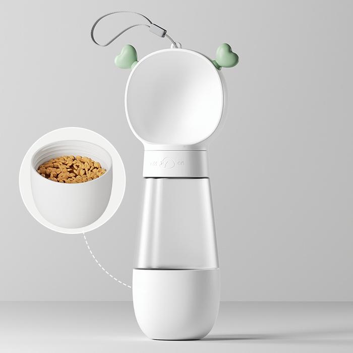 Gambar Pet Travel Bottle Little Devil - Botol Minum Makan Anjing Kucing - 2in1 Putih dari Pawsitive Official undefined Tokopedia