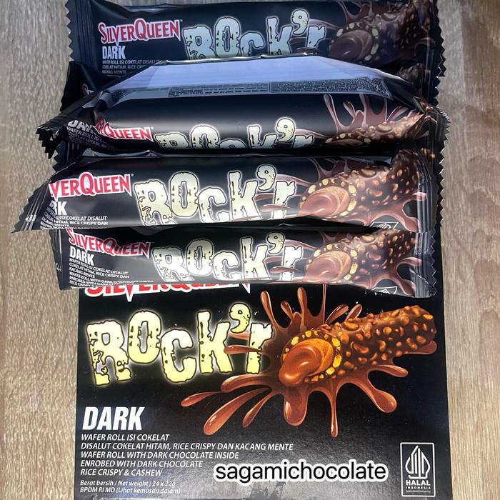 Gambar Silverqueen Rock'r - Dark chocolate dari GROSIR COKLAT undefined Tokopedia