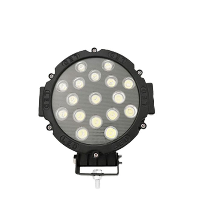 Gambar Lampu Tembak JEEP SOROT 17 LED mata 51 WATT OFFROAD WORK LAMP BULAT - Hitam dari Luxuitems undefined Tokopedia