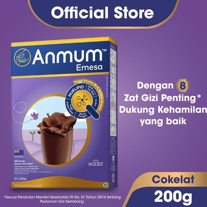Gambar Anmum Emesa Susu Nutrisi Ibu Hamil Cokelat 200g - Bantu Mengurangi dari Pasar. Murah. undefined Tokopedia