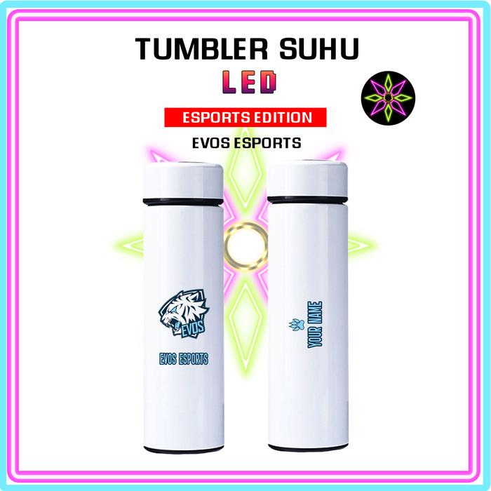 Gambar Hikari Print Tumbler LED Esports Edition Botol Minum Termos - Evos Esports, Biru dari Hikari Print undefined Tokopedia