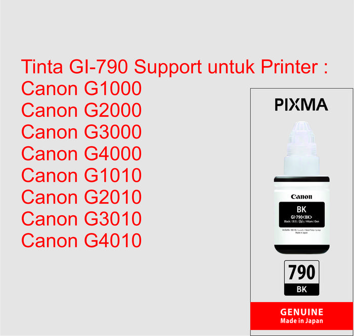 Gambar Canon 790 - Hitam dari cinta warna99 undefined Tokopedia