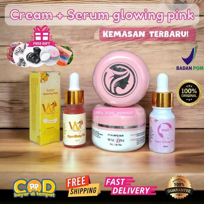 Gambar Paket lengkap WSC Skincare - Cream+SerumPink dari ULTRA STORE BONDOWOSO undefined Tokopedia
