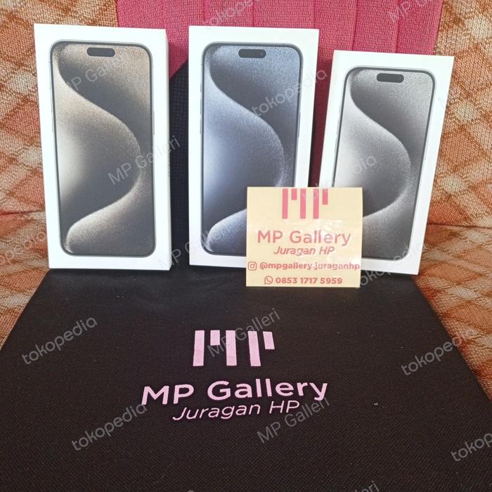 Gambar iPhone 15 pro 128gb white titanium gransi resmi smpai nvmbr 2024 BH100 dari MP Galleri undefined Tokopedia