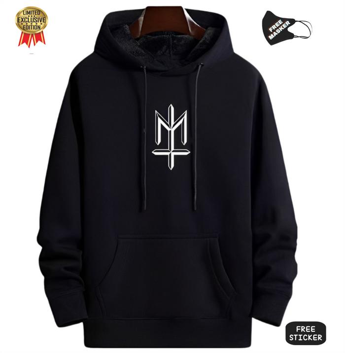 Gambar Sweater Distro MATERNAL Lokal Brand Bahan Tebal Logo Timbul Unisex - Hitam, XXL dari ONEQLO undefined Tokopedia