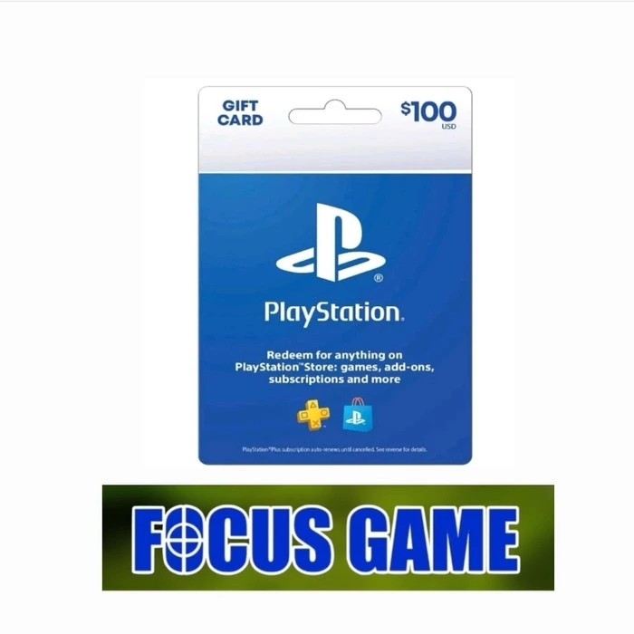 Gambar PSN Wallet PS4 100k 300K 600K Gift Card IDR Indonesia Resmi Fisik - IDR PSN 100K dari focusgame undefined Tokopedia