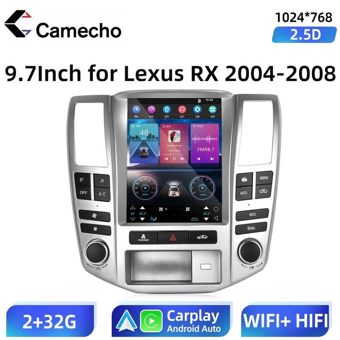 Gambar INS Camecho Car Electronics Radio Android 11 for Lexus RX RX300 RX33 dari Otomotif Wings undefined Tokopedia
