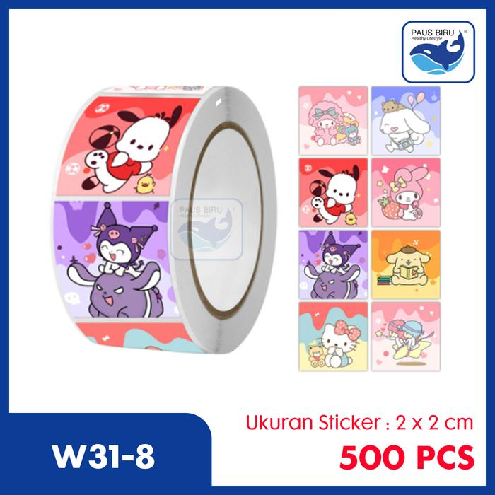 Gambar Sticker Thankyou COD 500 pcs Stiker Terima kasih warna self adhesive - W31-8 dari Paus Biru Indonesia undefined Tokopedia