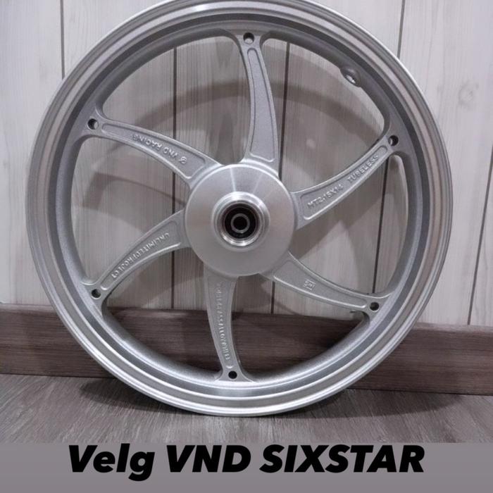 Gambar Velg VND Honda Vario 160 CBS SIXSTAR SIX STAR 2.15-3.00 R14 - SILVER dari REVSMOTOSHOP PALEMBANG undefined Tokopedia