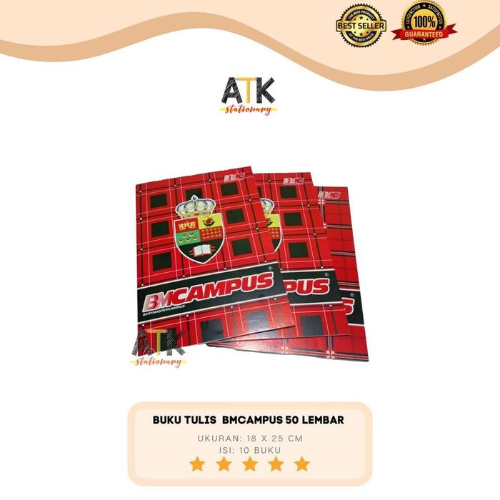 Jual Buku Tulis BMC Boxy BM Campus 50 Lembar atk - Kab. Semarang - foot ...