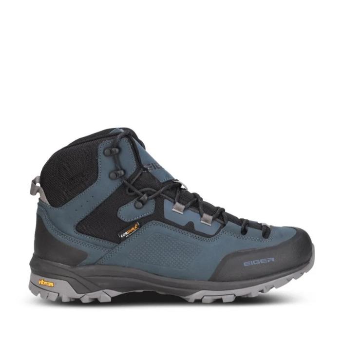 Gambar Eiger Mamba Sepatu Gunung Hiking Treking Mid Cut Shoes - Navy, 44 dari techture shop undefined Tokopedia