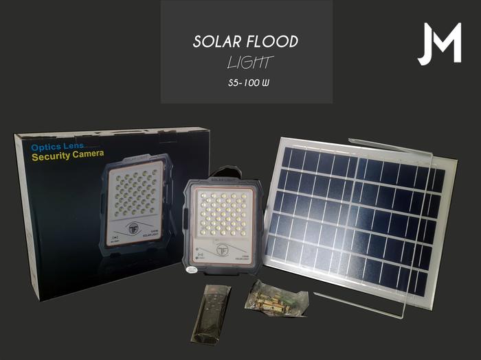 Gambar LAMPU SOROT SOLAR LIGHT 100 W MODERN MINIMALIS COOL DAYLIGHT PUTIH dari JM Lighting undefined Tokopedia