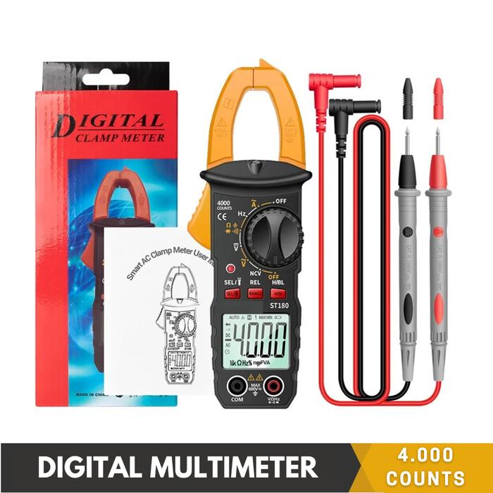 Gambar Alat Ukur Arus Listrik AC DC Tang Amper Digital Clamp Multimeter - Kuning dari LANESTRA undefined Tokopedia