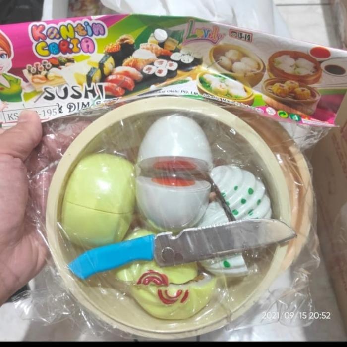 Gambar mainan masak masakan dimsum set kantin ceria - C dari Victory Sagala undefined Tokopedia