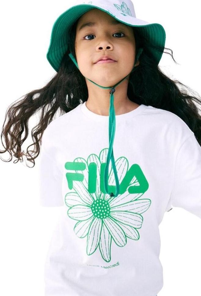 Gambar ! FILA X MARDI [KIDS] FLOWER T-SHIRT WHITE GREEN - RITA.SARRY79 - 155 dari Buddy Kids Fashion undefined Tokopedia