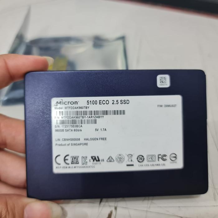 Micron 960 Gb Ssd Micron 960GB SATA 6G SSD MTFDDAK960TCB Buy Online