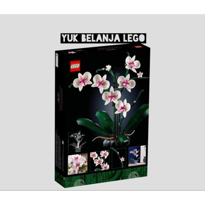 Gambar LEGO Icons 10311 Orchid Plant Decor (608 pieces) Terbaik Terlaris - Free bubble+dus dari Code Green undefined Tokopedia
