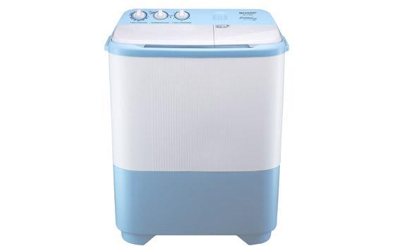 Gambar Mesin Cuci SHARP 2 Tabung 7.5KG ES-T79SJ-PK (Hijab Series) - Biru dari CBR Elektronik Batam undefined Tokopedia