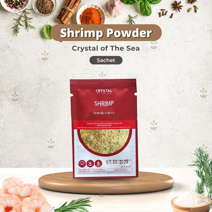 Gambar Crystal of the Sea Food Powder Bubuk Ikan Teri MPASI 20gr - Shrimp 1 Sachet dari Alora Essential undefined Tokopedia