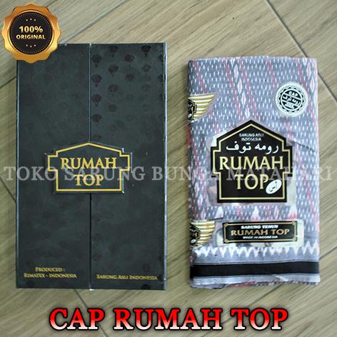 Gambar SARUNG TENUN GOYOR CAP RUMAH TOP ORIGINAL DEWASA - Putih dari Sarung Bunga Matahari undefined Tokopedia