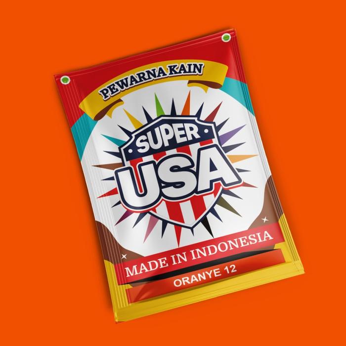 Gambar Wantex Super Pewarna Jeans Pakaian USA Tie Dye Baju Sumbo Sumba Kain - Oranye dari tokotritunggal undefined Tokopedia