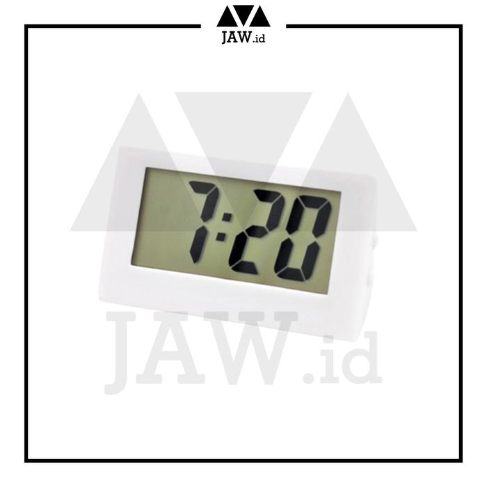 Gambar JAW.id Jam elektronik/Jam Digital Mini Sederhana/Cocok untuk Desktop - Jam Mini Putih  dari JAW id undefined Tokopedia