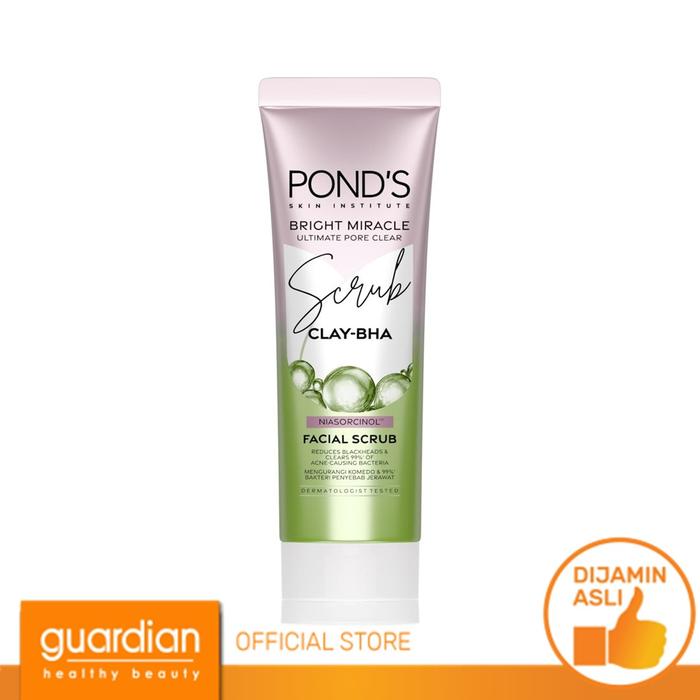 Gambar Ponds Clear Solution Anti Bacterial Face Scrub 50G dari Guardian Official Store undefined Tokopedia