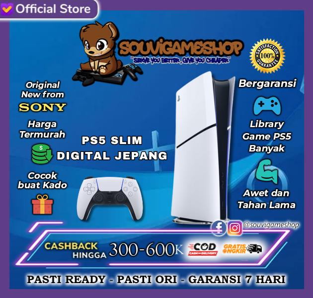 Gambar Sony PS5 Console Slim Model PS 5 Playstation 5 Console Disc & Digital - SLIM DIGITAL JP dari souvigames undefined Tokopedia