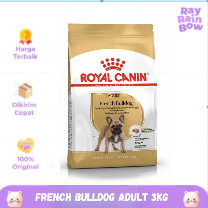 Jual Royal Canin French Bulldog Adult 3kg Makanan Anjing (Dog
