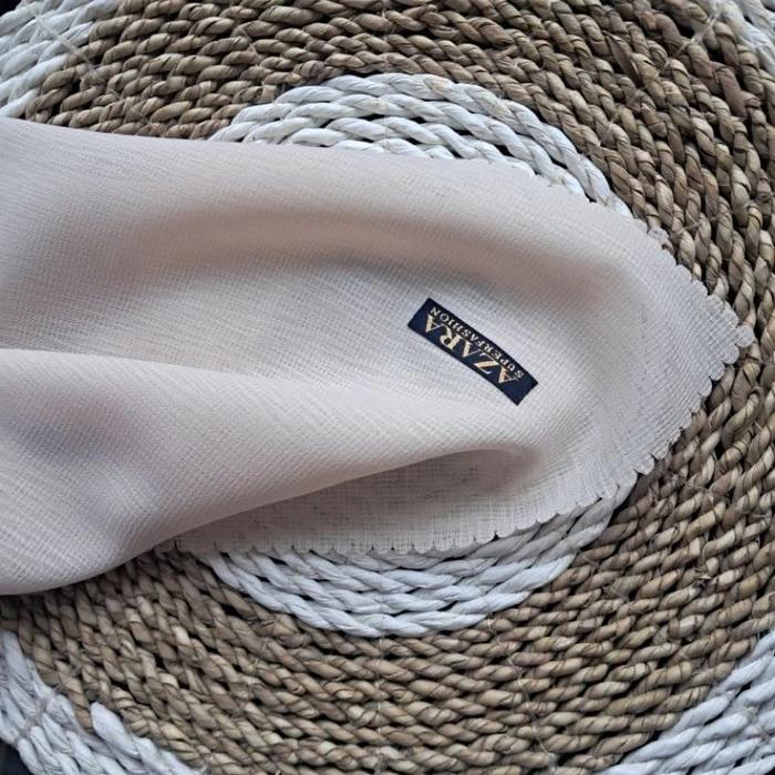 Gambar Jilbab Hijab Segi Empat Azara Corn Skin Lasercut - Beige dari Asy Syarh Gallery undefined Tokopedia