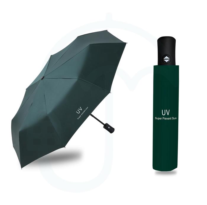 Gambar Payung Lipat Otomatis Anti UV Polos Menerima Custom / Promosi / Sablon - Green dari Umbrellome Indonesia undefined Tokopedia