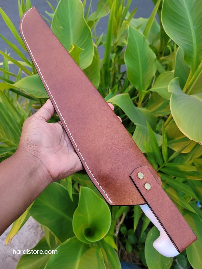 Gambar TRAMONTINA PASSADOR BUTCHER KNIFE 8" 10" 12" PISAU SEMBELIH ORIGINAL - Sarung 12" Cokl dari Hardistore Superpisau undefined Tokopedia