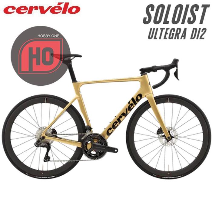 Promo CERVELO SOLOIST ULTEGRA DI2 Full Bike Gold Dust, 48