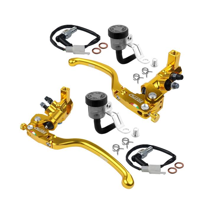 Gambar RPD Master Cylinder Assy 17MM & 16MM (216) with TDR Brake Switch - Gold dari Mitra 2000 Kota Administrasi Jakarta Timur Tokopedia