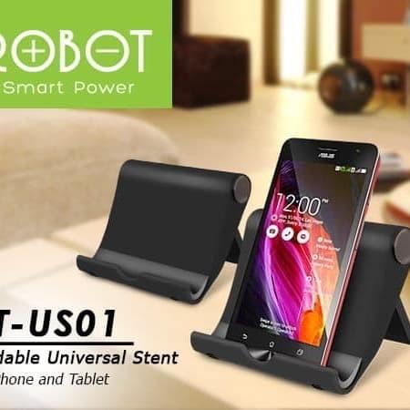 Gambar Tempat Dudukan Hp Ipad Holder Stand Standing Merek Robot Rt-US01 dari Liga Cellular undefined Tokopedia