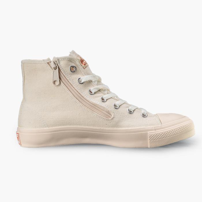 Gambar SEPATU SNEAKERS JOHNSON - ZIPPER HIGHCUT (HC) MILKY - 36 dari Johnson Indonesia undefined Tokopedia