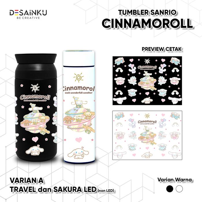 Gambar Tumbler Sanrio Cinnamoroll Edition / Tumbler Custom / Tumbler Murah - VARIAN A, SAKURA PUTIH dari Desainku 99 undefined Tokopedia