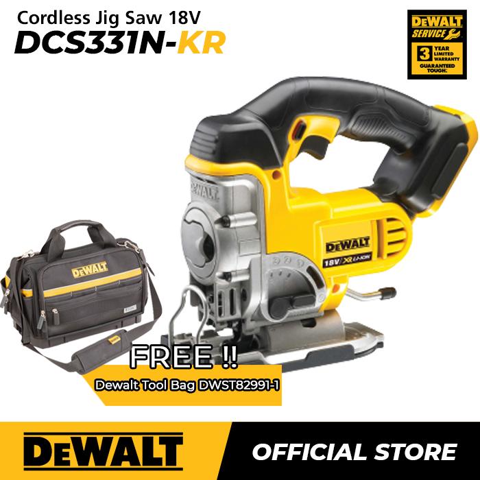 Gambar Dewalt Cordless Jigsaw / Pemotong Kayu Baterai 18V DCS331N (Unit Only) - + DWST82991-1 dari Dewalt ID undefined Tokopedia