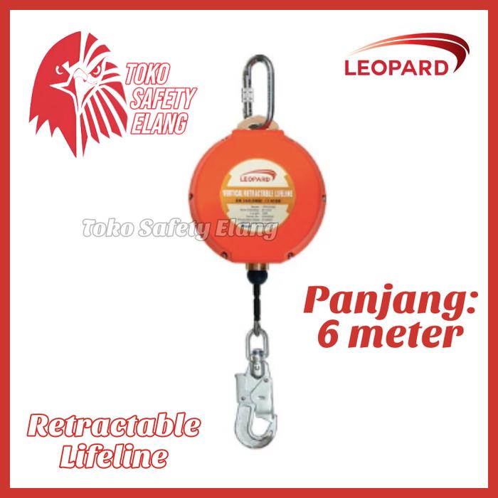 Gambar Retractable Lifeline 6-30m LEOPARD (SLR) - 6m LPRL 0465 dari Toko safety Elang undefined Tokopedia