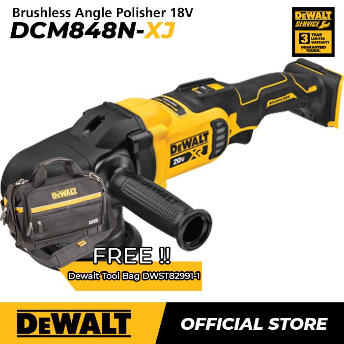 Gambar Dewalt Brushless Angle Polisher / Poles Baterai 18V DCM848N Unit Only - + DWST82991-1 dari Dewalt ID undefined Tokopedia