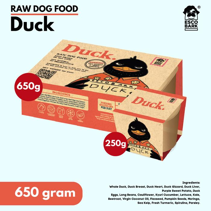 Gambar Escobark Duck Raw Dog Food Makanan Basah Anjing (Bebek) - 250 gram dari Escobark undefined Tokopedia