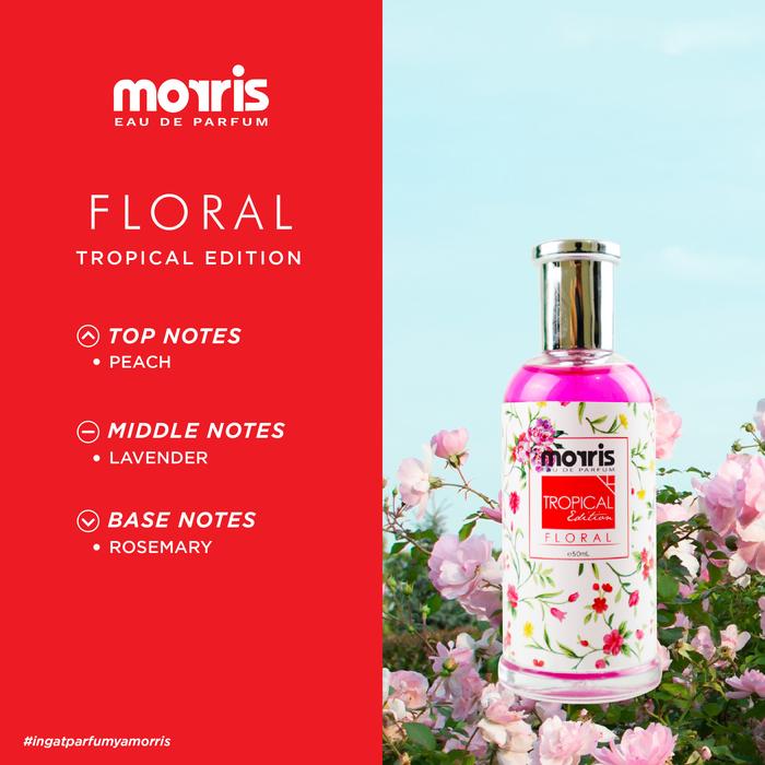 Gambar Morris Parfum Wanita Tropical Edition 50ml - Floral - Merah dari Morris Indonesia_NEW undefined Tokopedia