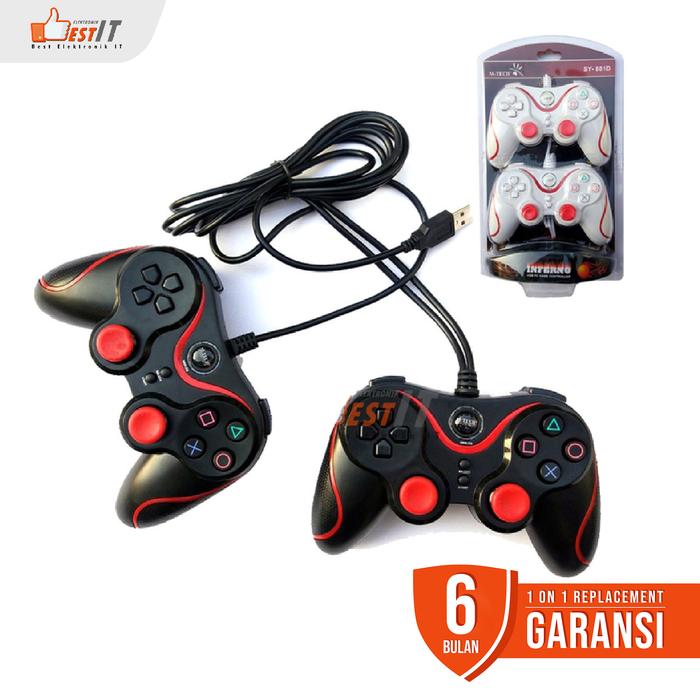 Gambar Gamepad Double USB PC Joystick Inferno M-Tech Original - Hitam dari Best Elektronik IT undefined Tokopedia