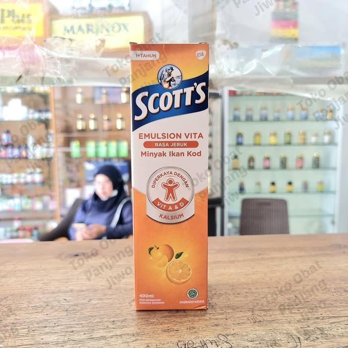 Gambar Scott's Emulsion Vita Orange 400 Ml - Scott Emulsion dari Toko Obat Panjang Jiwo undefined Tokopedia