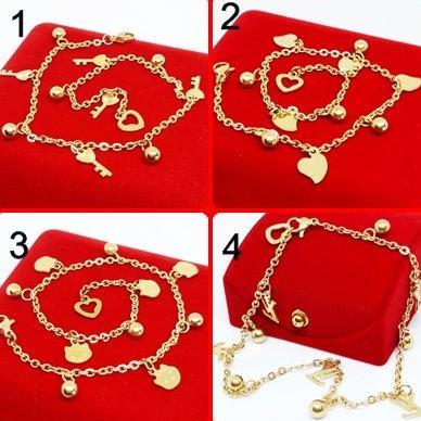 Gambar Gelang Kaki Emas Titanium Asli Original dari DiamondSpot undefined Tokopedia