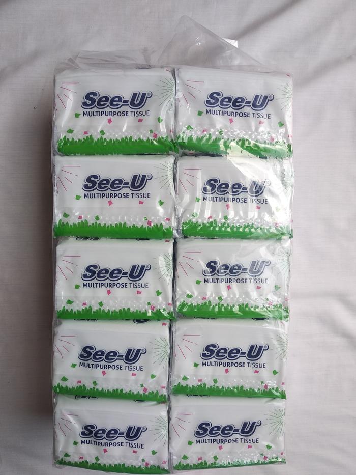 Gambar Tisu Jolly dan See-U Pop Up 1pack(isi 10) - See-U(isi 10pcs dari Rizqy Grosir Tissue undefined Tokopedia