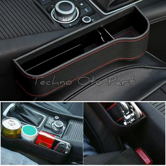 Gambar Front Car Seat Organizer Cup Holder Drink Storage Universal 1set 2pcs - Beige dari Techno Oto Part undefined Tokopedia