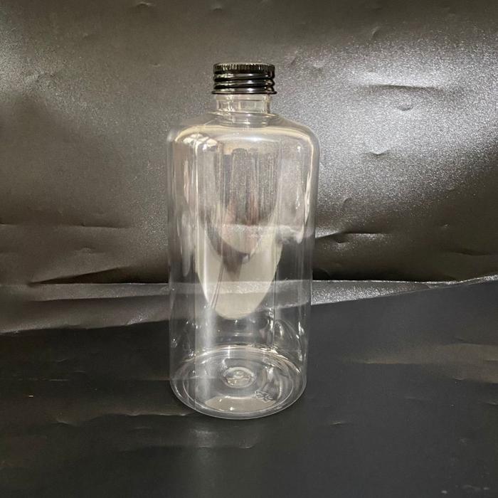 Gambar Botol Ulir 500ml Aluminium Neck 28 /Botol 500ml Bening Tutup Ulir - ULIR HITAM N28 dari Babee Store undefined Tokopedia