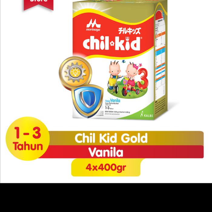 Gambar Morinaga Chil Kid Gold Vanilla Susu Pertumbuhan Anak Batita 1600gr dari Blue Bubbles undefined Tokopedia